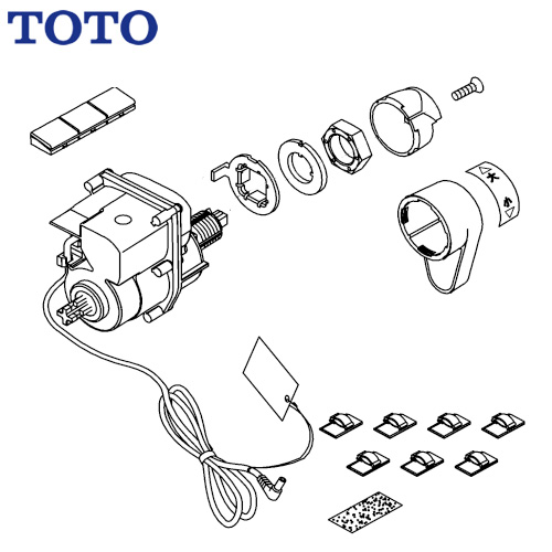 TOTO 温水洗浄便座部材 便器洗浄ユニット ウォシュレット専用 4.8L密結便器用  ≪TCA534≫